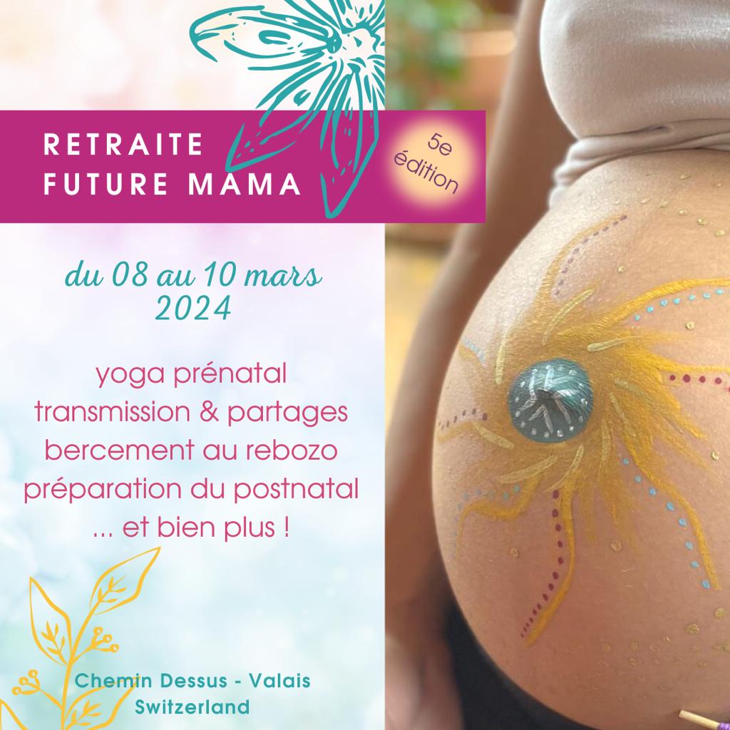 stage future maman Valais yoga prénatal